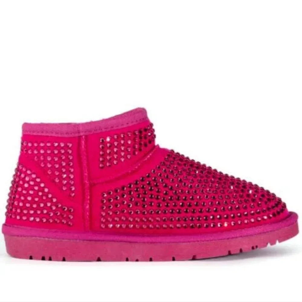 NEW Magenta Rhinestone boots - Picture 3 of 5